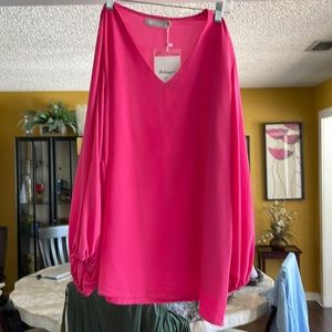 Gorgeous hot pink blouse!